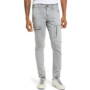 Pantalones Cargo Casuales Tácticos Personalizados para Hombre, Corte Recto, 100% Algodón, para Trabajo al Aire Libre, Duraderos, Holgados, con Botones, de Alta Calidad - Product Image 1