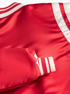 Manufacturer <b>Mens</b> Satin <b>Bomber</b> <b>Jacket</b> High Quality Standard Baseball Winter <b>Varsity</b> <b>Jacket</b> Fashionable Satin <b>Varsity</b> <b>Jacket</b> - Product Image 3