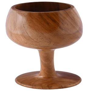 Verres à vin et gobelets en bois naturel élégants pour la bière de vin rouge Verres écologiques de vente chaude pour les fêtes et les événements - Product Image 4