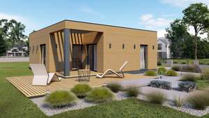 Cómoda casa completamente lista prefabricada ensamblada por módulos diseño moderno EJDEF - Product Image 3