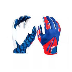 Les jeunes adultes portent des gants de récepteur de football américain pour la sécurité sportive prix bon marché gants de football fournisseur direct d'usine - Product Image 1