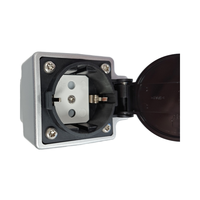 Adaptateur EVSE portable 16A 220V, 2 prises mâles, état neuf, prise Schuko, adaptateur de charge EV, chargeur/connecteur EV EUSocket
