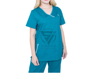 Breathable Quick-Dry Unisex Nurse <b>Hospital</b> <b>Scrub</b> Suit Nursing Uniforms for Medical Suppliers Poly Cotton Canvas Nursing Tunics - Product Image 6