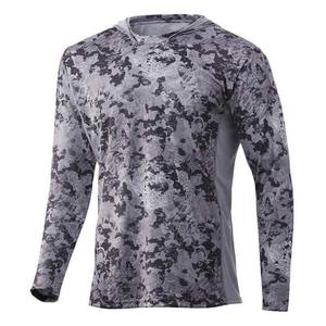 Sudadera con capucha de pesca para hombre, venta directa de fábrica OEM, camisas de pesca de secado rápido, tela personalizada de alta calidad, logotipo sostenible y de secado rápido - Product Image 6
