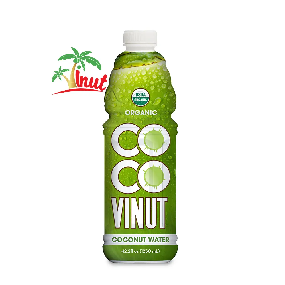 1250Ml Vinut Biologische Kokosnoot Water Pp Fles Vietnam Leveranciers Fabrikanten Organische Usda Organische Eu