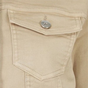 2025 dernière arrivée 100% coton haute qualité femmes dames Stretch Denim veste doux coton été couleur vive mode manteau - Product Image 4