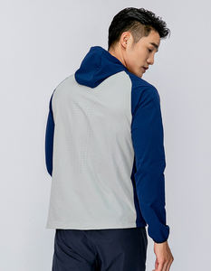 Sudaderas deportivas de diseño de moda para hombre con media cremallera, sudaderas transpirables para gimnasio con LOGOTIPO personalizado, Sudadera con capucha activa para hombre al aire libre - Product Image 5