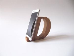 Wooden Mobile <b>Phone</b> <b>Holder</b> Base Bracket Lazy Desktop <b>Stand</b> for Bed & Home Use Dustproof - Product Image 2