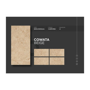 Carreaux de porcelaine émaillés modernes de la collection 2025 Finition de sculpture 600x1200mm Aspect marbré 5mm d'épaisseur Derniers carreaux de sol de style moderne - Product Image 5