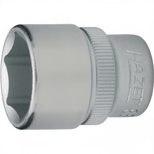 Hazet 3/8'' 6-Point Square <b>Socket</b> with Traction Profile and Knurling - Product Image 2