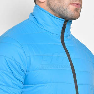 Veste matelassée pour homme, grande taille, dernier design, prix bas, sur mesure, respirante, légère, hiver, devant droit - Product Image 3