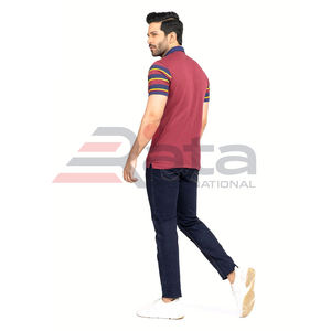 Conception personnalisée OEM, polos à manches courtes pour hommes, vêtements décontractés, polos confortables et à la mode pour adultes - Product Image 2