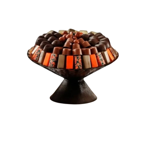Bol à chocolat en métal de luxe moderne de qualité supérieure, couleur personnalisée, passe au lave-vaisselle, élégant, pour servir des bonbons, table à manger, restaurant - Product Image 1