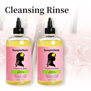 Rince-cheveux nettoyant au gingembre doux 12 oz, nettoyant capillaire nourrissant, fabrication OEM ODM, vente en gros, soins des cheveux bouclés - Product Image 6