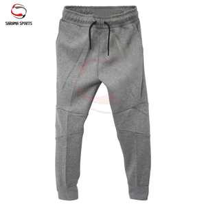 Pantalon de jogging d'hiver chaud en polaire, pantalon de sport, pantalon de jogging épais uni avec poches, pantalon décontracté pour homme, pantalon lavé - Product Image 1
