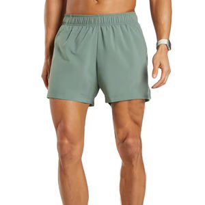 Pantalones Cortos Deportivos de Secado Rápido para Hombre, Informales, a la Moda, de Color Sólido, con Cintura Elástica, Nueva Moda para Entrenamiento - Product Image 1