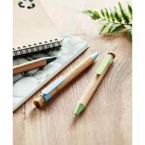 Penna a Sfera in Bambù Sostenibile Toyama, Gadget Promozionale - Product Image 5
