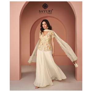 Último diseñador Pure Georgette Sequence Work Lehenga Choli por Fab Zone - Product Image 5