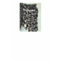 Tissage de cheveux ondulés naturels cambodgiens d'un seul donneur, 36 pouces