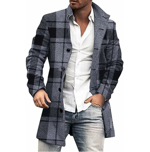 OEM de alta calidad de impresión abrigos largos transpirable de invierno personalizado en blanco hombres mujeres abrigo abrigos largos - Product Image 2