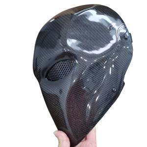 Máscaras de Cosplay al por Mayor de Ville OEM, Protectores Faciales de Fibra de Carbono, Máscara de Fibra de Carbono con Acabado Brillante 3K para Máscara de <span class=keywords><strong>Iron</strong></span> <span class=keywords><strong>Man</strong></span> - Product Image 3