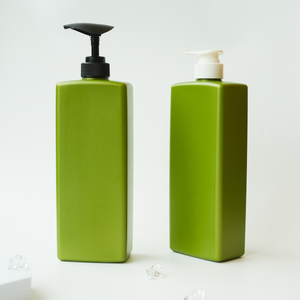 Botella de 750ml de plástico verde de fábrica de Vietnam para envases cosméticos y cuidado del cabello para botellas de champú y acondicionador - Product Image 2