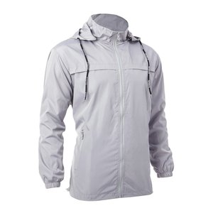Chaqueta deportiva impermeable para hombre con cremallera personalizada, Parka larga para deportes de invierno al aire libre, abrigo cortavientos con capucha para correr - Product Image 4