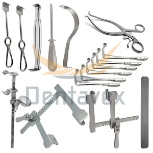 Ensemble d'instruments d'écarteur médical de chirurgie orthopédique de la colonne vertébrale de 17 pièces Kit d'épandeurs manuels en acier inoxydable écarteur chirurgical pour - Product Image 4