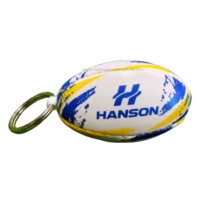 Llaveros de Rugby Personalizados de PVC/PU/Goma de Alta Calidad, Llaveros de Rugby con Marca Personalizada, Color Personalizado