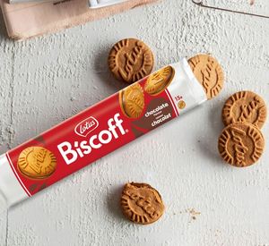 Galleta Sándwich de Queso y Chocolate Lotus Biscoff con Crema, 9x 150g Caja, Sabor Picante y Salado, Proceso de Horneado con Cacao y Glucosa - Product Image 2