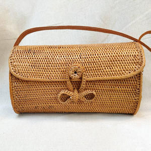 Rattan clutch bags eco friendly pouch manufacturer price great quality shoulder <b>handbag</b> & evening bag - Product Image 6