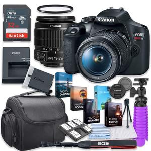 <b>Digital</b> DSLR <b>Camera</b> 18-55mm Lens 32GB Memory Card Accessory Photo Bundle for Photography <b>Video</b> Recording Featuring CMOS CCD - Product Image 1