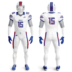 Uniforme de Fútbol Americano al por Mayor, 100% Poliéster, Jersey Sublimado, Personalizado con Nombre y Logotipo del Equipo, Secado Rápido, Ligero, Anti-UV - Product Image 5