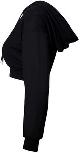 Ventes en gros de sweats à capuche courts personnalisés pour femmes, sweats à capuche courts en coton pour femmes, haut décontracté, vente en gros, taille plus, design OEM pour vêtements pour femmes - Product Image 6