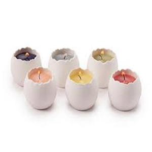 Vente en gros en usine de bol à bougie de forme ronde avec revêtement en poudre blanc finition brillante en relief pour la décoration de la maison meilleure qualité - Product Image 3