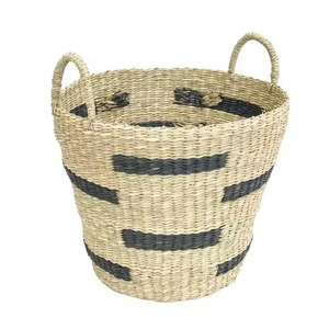 Cesta de almacenamiento de algas marinas naturales de la mejor calidad de fábrica ODM, hecha en Vietnam, casa colgante de bambú a la moda, fábrica de cestas de almacenamiento - Product Image 3