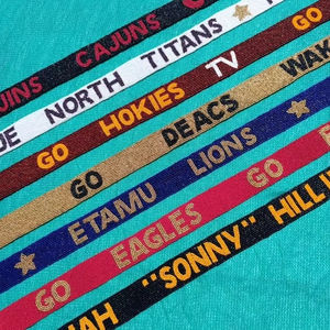 Sangles de sac à main perlées 3,8 cm, à paillettes, en nickel, avec impression en relief, pour sacs bandoulière, décoration de fête et d'anniversaire - Product Image 1