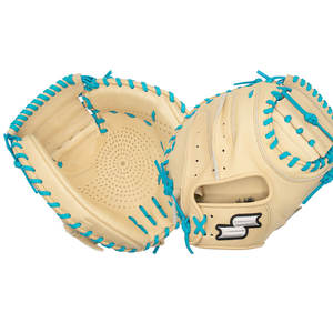 Gants de frappeur de Baseball professionnels en cuir fermeture à sangle main de doigt complet couleurs personnalisées gants de Baseball avec - Product Image 2