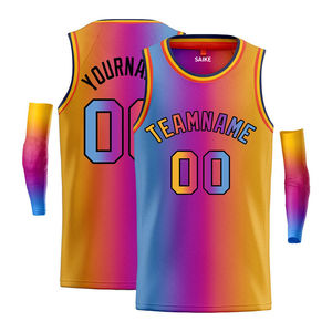 Ensemble de maillots de basket-ball haute performance à séchage rapide et respirant en gros - Product Image 4