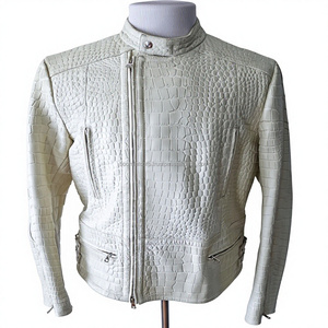 Blouson d'hiver en toile de cuir de vache personnalisé de haute qualité pour hommes, service OEM, imperméable, coupe-vent, séchage rapide, logo sur le devant - Product Image 1