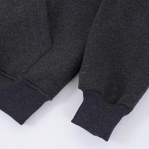 Sweat à capuche homme cool 100% coton Poly Blend sweat à capuche lourd noir XS à 6XL technique de tissage Logo imprimé fabriqué en turquie - Product Image 3