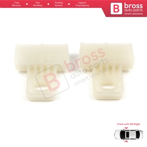 ตัวยึดกระจกประตูหน้าซ้ายหรือขวา BWR5050 สำหรับ Megane MK3 BZ0/1 DZ0/1 KZ0/1 Fluence L3 - Product Image 3