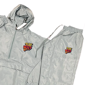 Branded OEM <b>Boys</b> Custom Polyester Nylon Zipper Male Two Pieces Jogger Sweat Suits Tracksuit Windbreaker Set for Men - Product Image 3