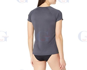 Haut de gamme pour femmes, MMA, protection contre les éruptions cutanées, chemises de surf, 50 UPF, sport, avec impression de design privé - Product Image 6
