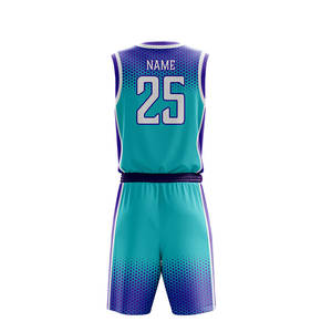 Uniformes de baloncesto personalizados Sublimación completa Equipo de impresión Gamewear Custom Jersey Shorts Suit Set - Product Image 3