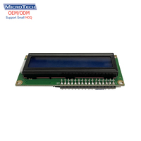 Modul 5V layar biru COB STN 16*2 lcd 1602 pabrik OEM dengan modul matriks titik antarmuka papan adaptor IIC
