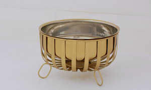 Cazuela con acabado dorado y plateado para uso de bodas y vajilla New Look Serving Hot Case para restaurantes y hogar - Product Image 2