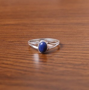 New Arrival Women's Eternity Vermeil <b>Ring</b> Solid 925 Sterling Silver Bezel Setting Natural Afghani <b>Lapis</b> <b>Lazuli</b> Gemstone Parties - Product Image 5