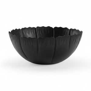 Bol de service en argent finition antique pour restaurant, bol à nourriture et à salade, forme ronde, bols de service en métal faits à la main - Product Image 2