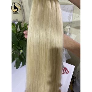 Pelo virgen con cutícula, la mejor calidad, pelo rubio liso de doble estiramiento, mechones de pelo vietnamita sin procesar - Product Image 3